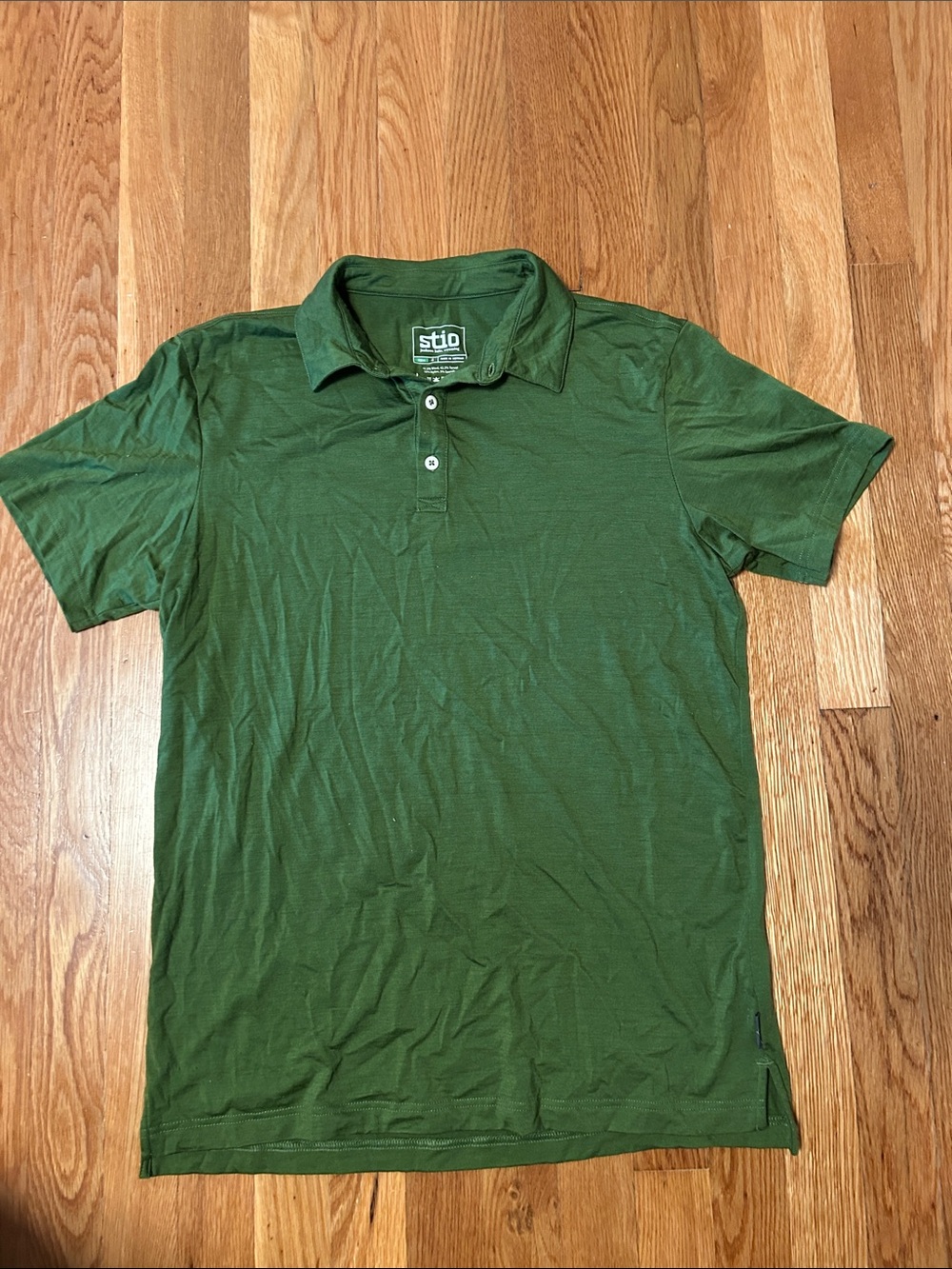 Stio Men's Forest Green Polo Shirt